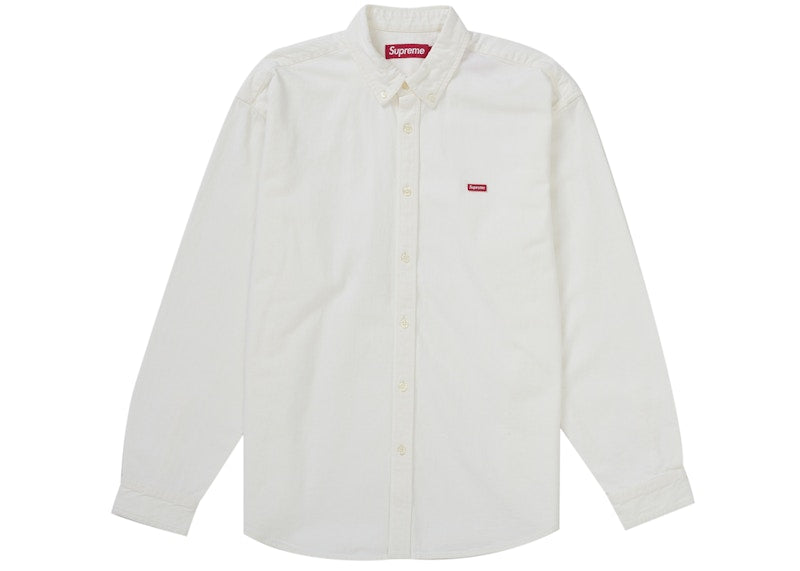 Supreme Small Box Denim Shirt (FW25) White