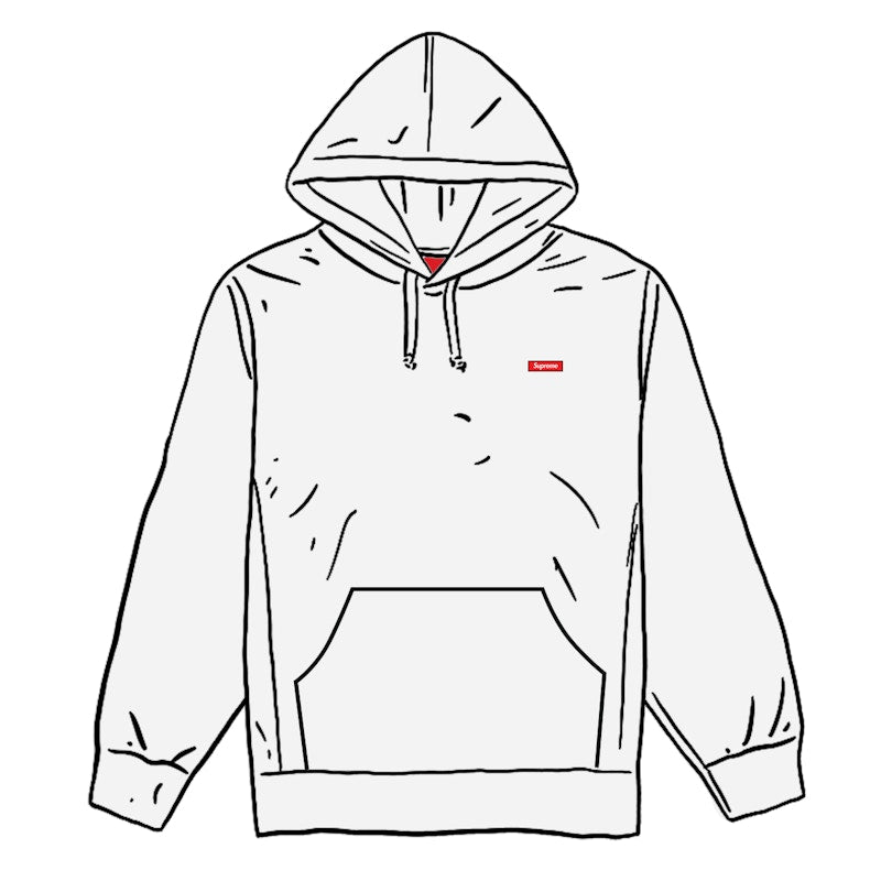 Supreme Small Box Hooded Sweatshirt (SS21) White