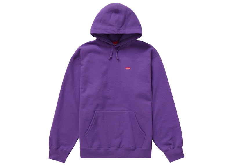 Supreme Small Box Hooded Sweatshirt (SS22) Purple