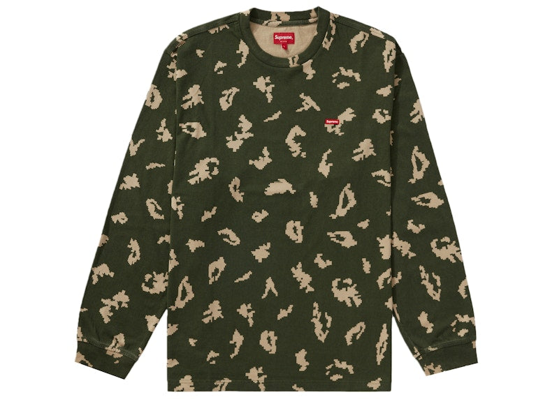 Supreme Small Box L/S Tee (FW21) Olive Russian Camo