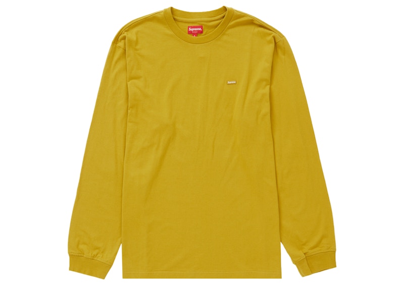Supreme Small Box L/S Tee (FW22) Dark Yellow