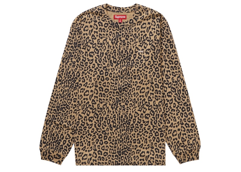 Supreme Small Box L/S Tee Leopard