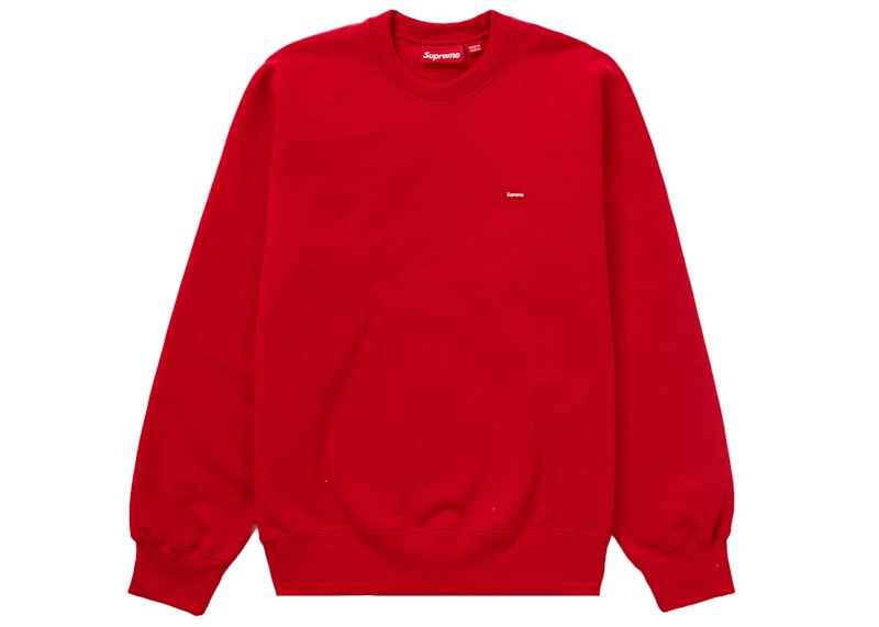 Supreme Small Box Raglan Crewneck Red