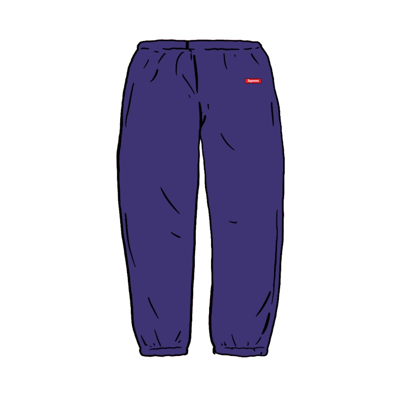 Supreme Small Box Sweatpant Washed Navy