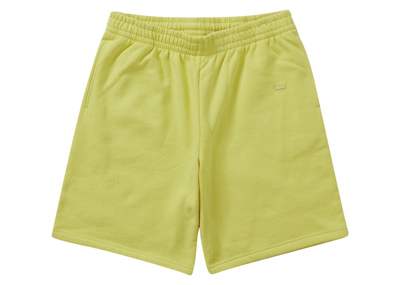 Supreme Small Box Sweatshort (FW23) Acid Yellow