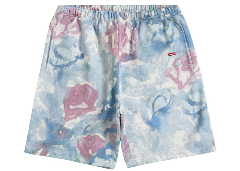 Supreme Small Box Sweatshort Watercolor Floral