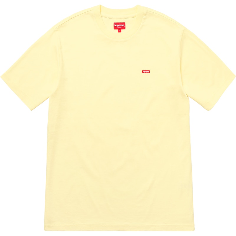 Supreme Small Box Tee (SS18) Pale Yellow