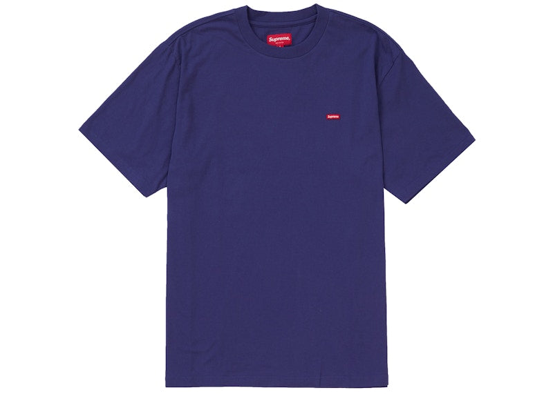 Supreme Small Box Tee Washed Navy