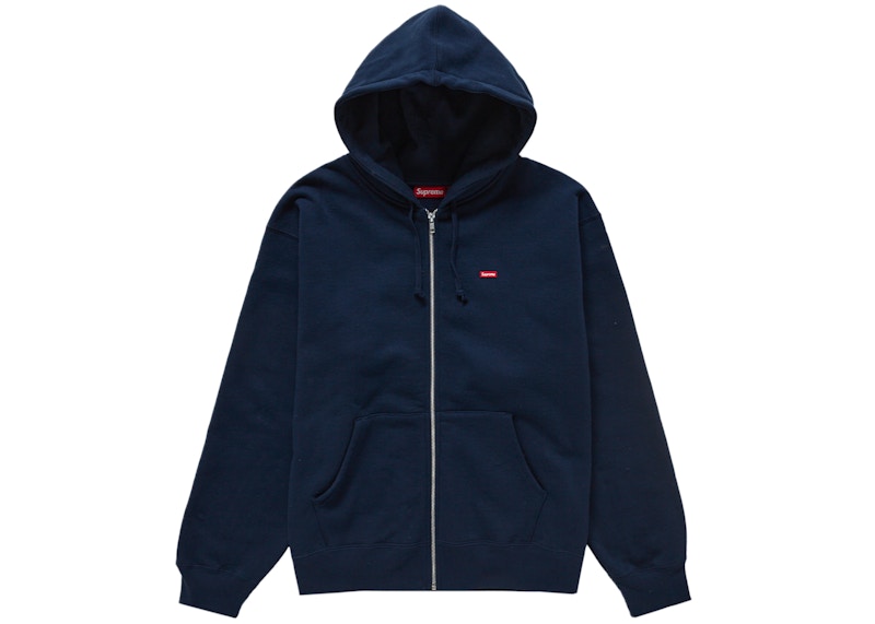 Supreme Small Box Hooded Sweatshirt (FW24) Navy