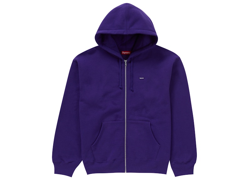 Supreme Small Box Hooded Sweatshirt (FW24) Purple