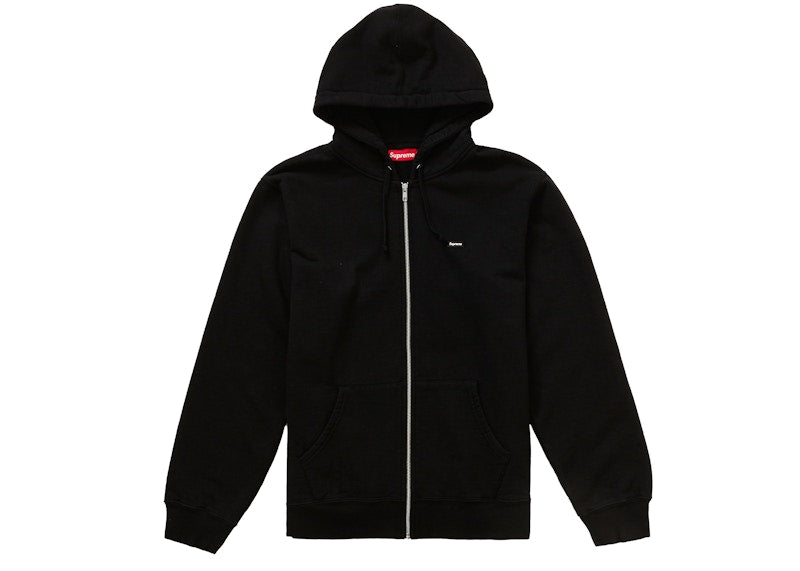 Supreme Small Box Zip Up Sweatshirt (SS19) Black