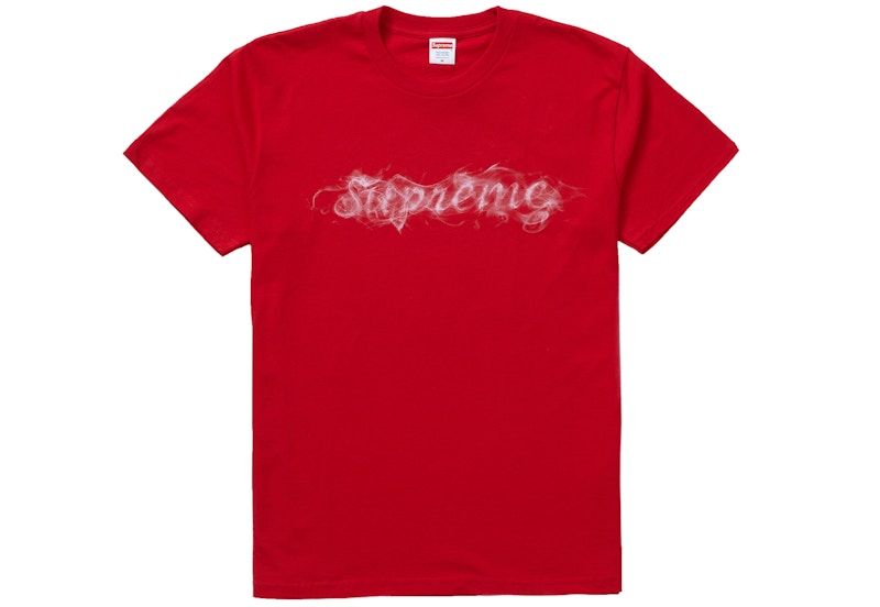Supreme Smoke Tee Red