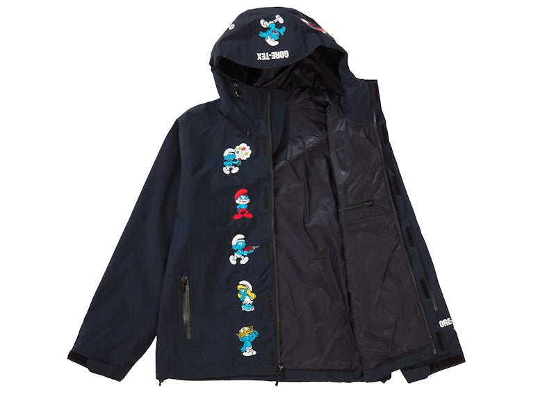 Supreme Smurfs GORE-TEX Shell Jacket Black