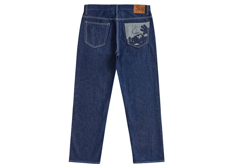 Supreme Smurfs Regular Jean Blue