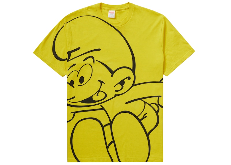 Supreme Smurfs Tee Yellow