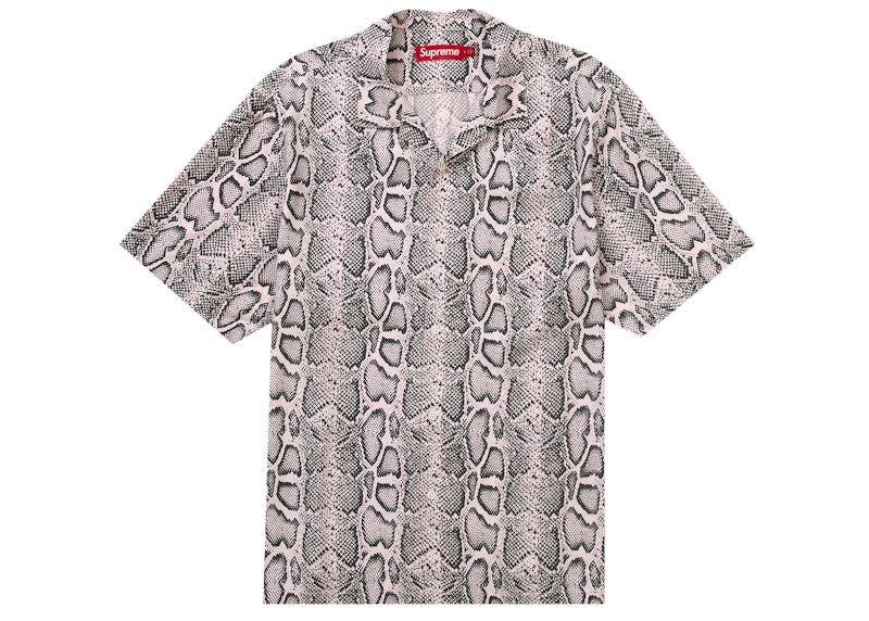 Supreme Snake S/S Shirt Pink