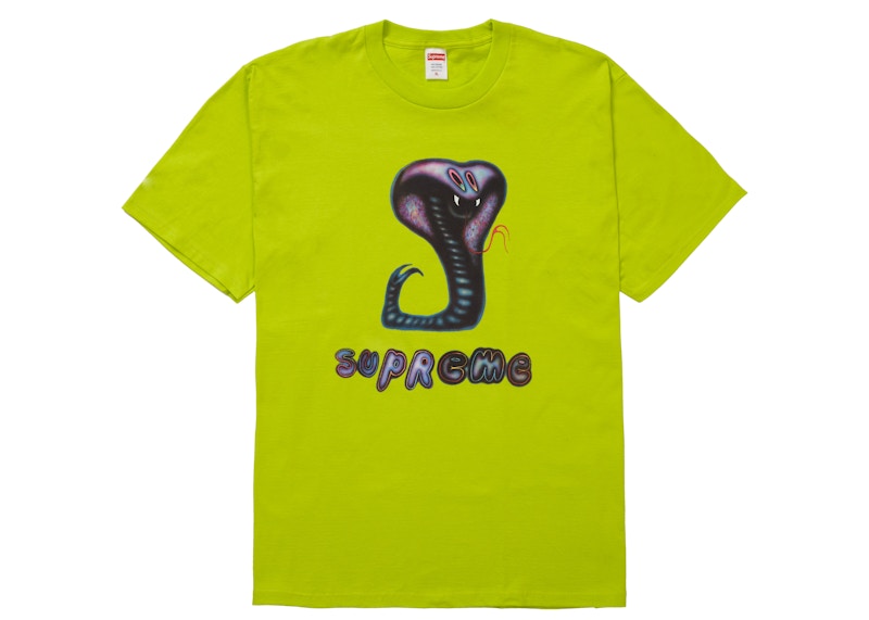 Supreme Snake Tee Bright Green