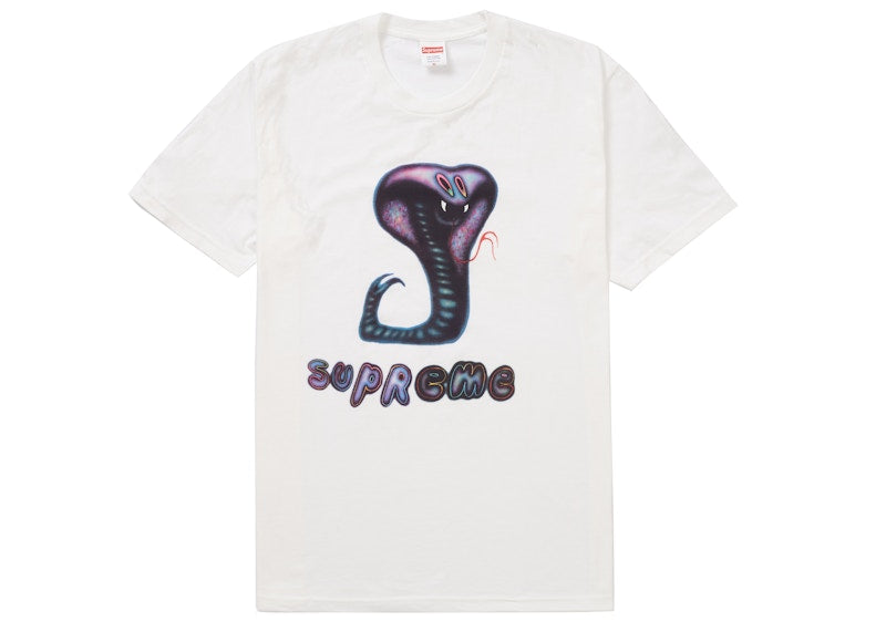 Supreme Snake Tee White