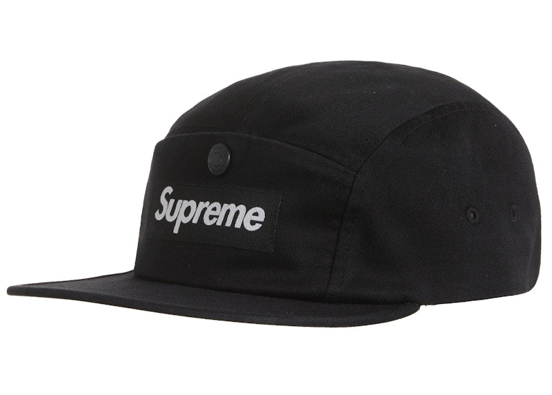 Supreme Snap Pocket Camp Cap (FW23) Black