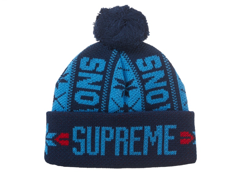 Supreme Snow Beanie Navy