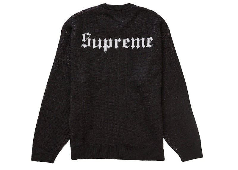 Supreme Snow White Sweater Black
