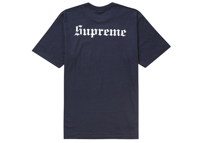 Supreme Snow White Tee Navy