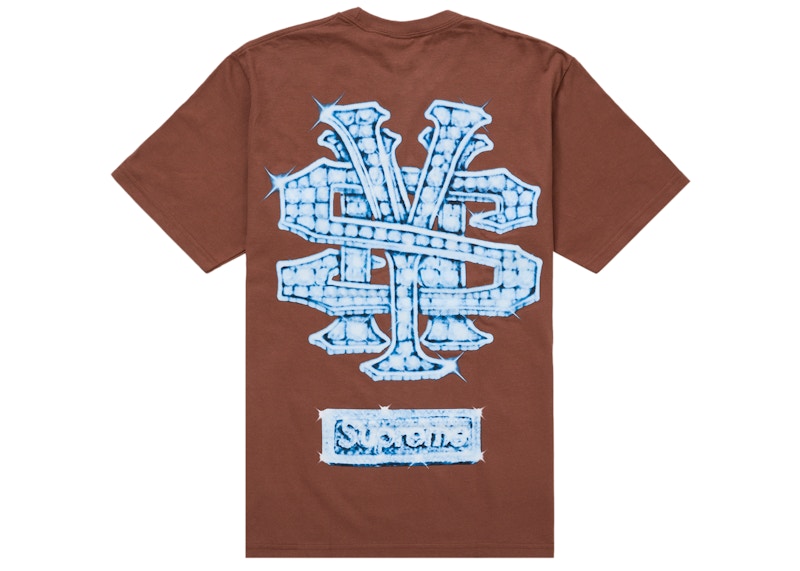 Supreme Snowman Tee Brown