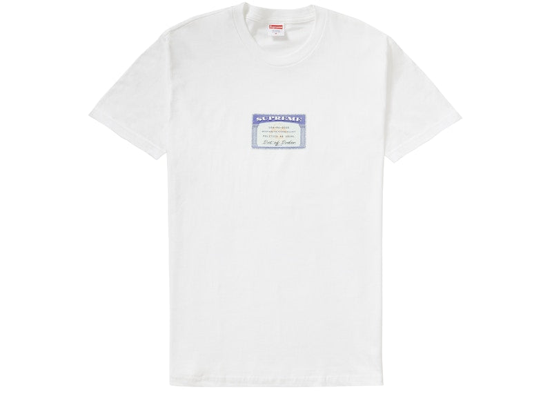 Supreme Social Tee White