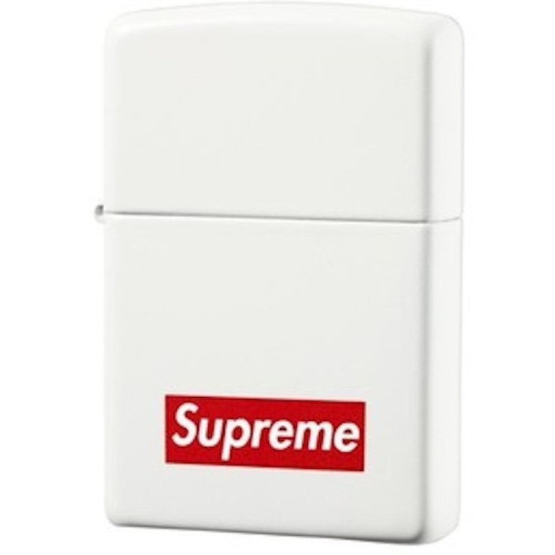 Supreme Solid Zippo White