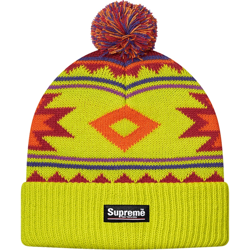 Supreme Southwest Beanie Bright Lime