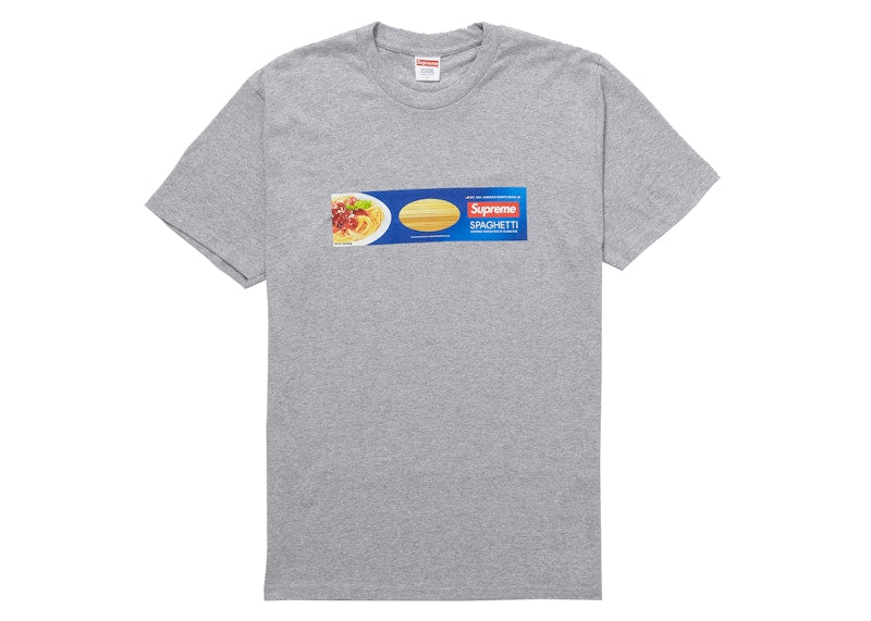 Supreme Spaghetti Tee Heather Grey