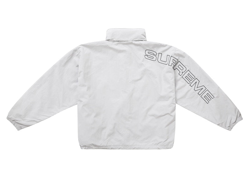 Supreme Spellout Embroidered Track Jacket (FW24) Grey