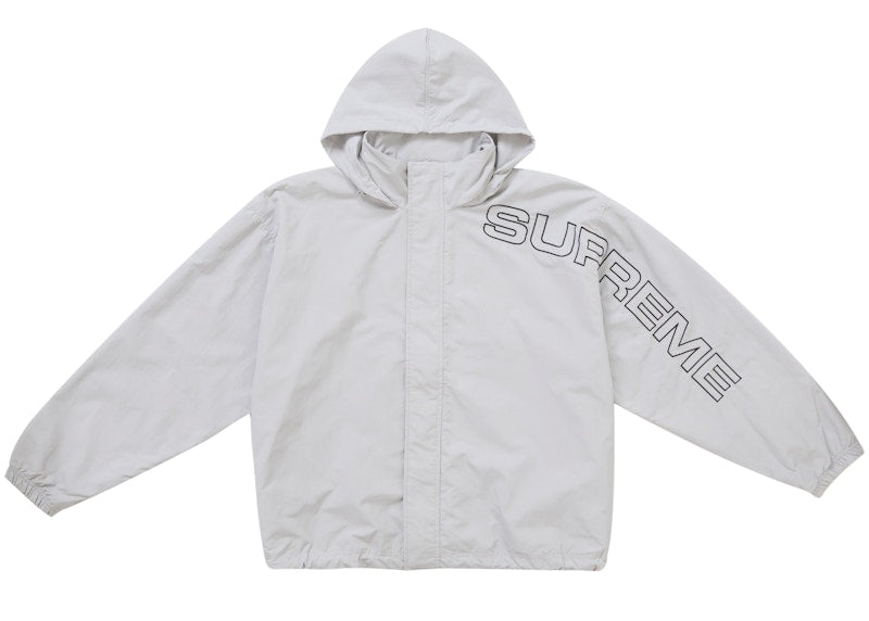 Supreme Spellout Embroidered Track Jacket (FW24) Grey