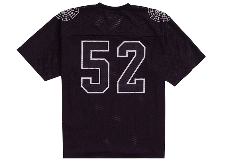 Supreme Spiderweb Football Jersey Black