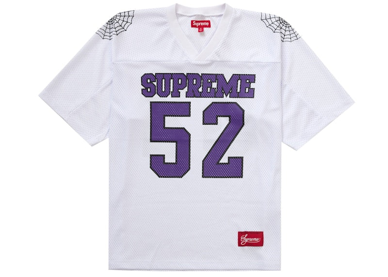Supreme Spiderweb Football Jersey White