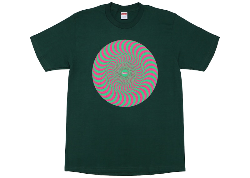 Supreme Spitfire Classic Swirl T-shirt Dark Green