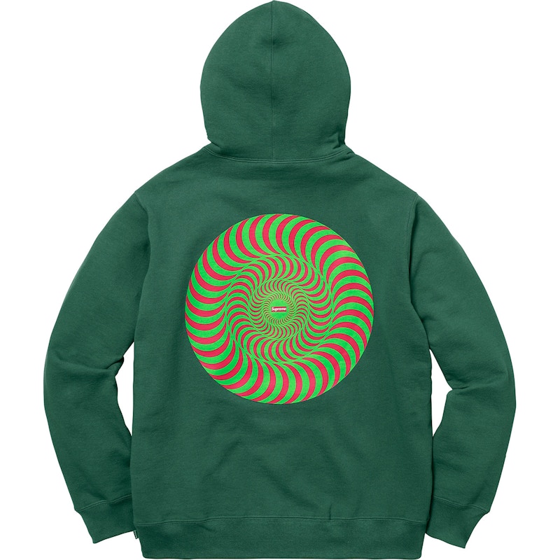 Supreme Spitfire Hooded Sweatshirt Dark Green
