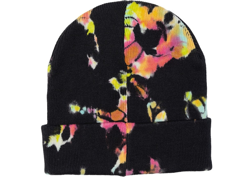 Supreme Splatter Dyed Beanie Black