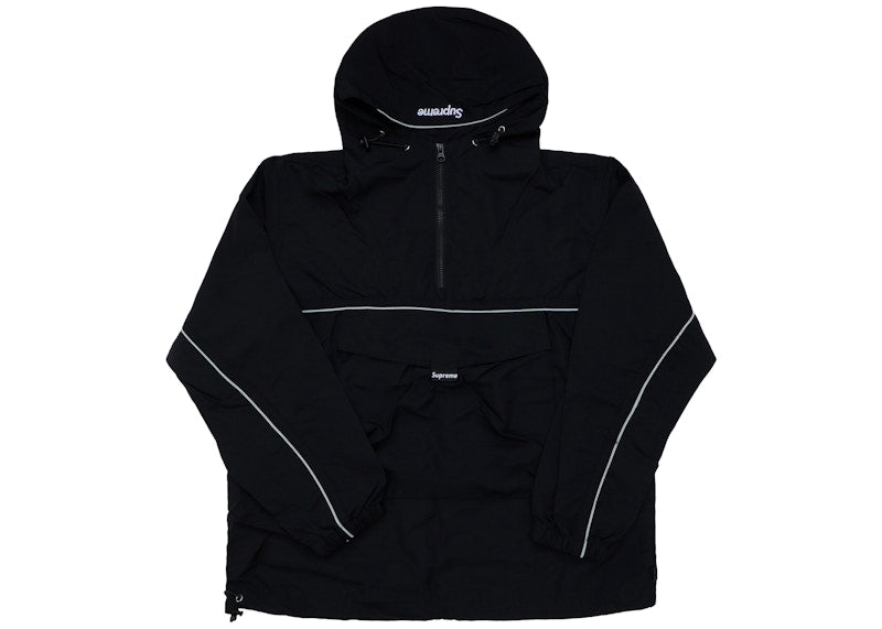 Supreme Split Anorak Black