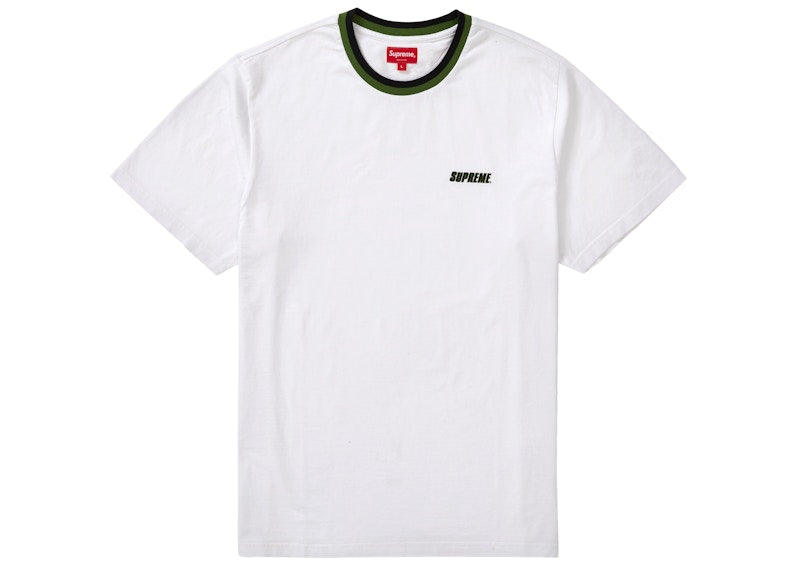 Supreme Split Rib S/S Top White