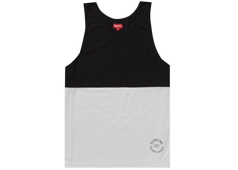 Supreme Split Tank Top Black
