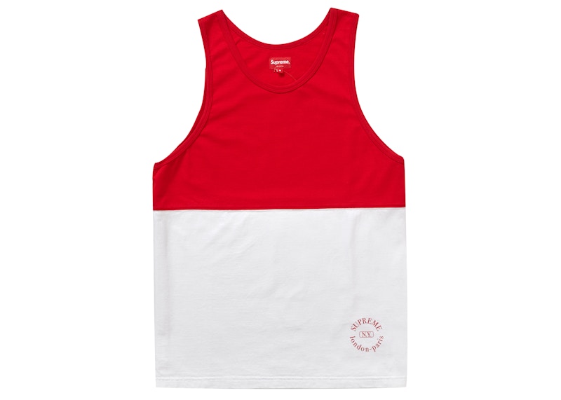 Supreme Split Tank Top Red