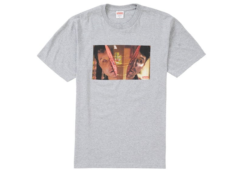 Supreme Split Tee Heather Grey