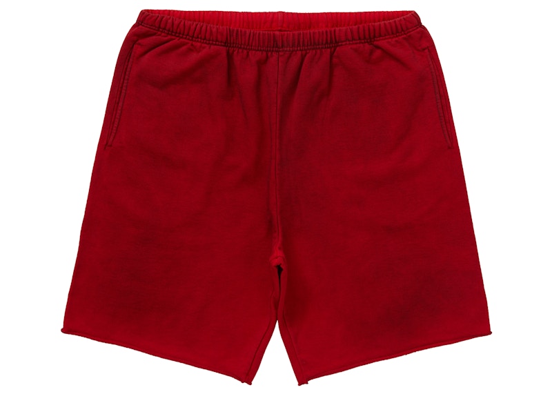 Supreme Spray Sweatshort Red