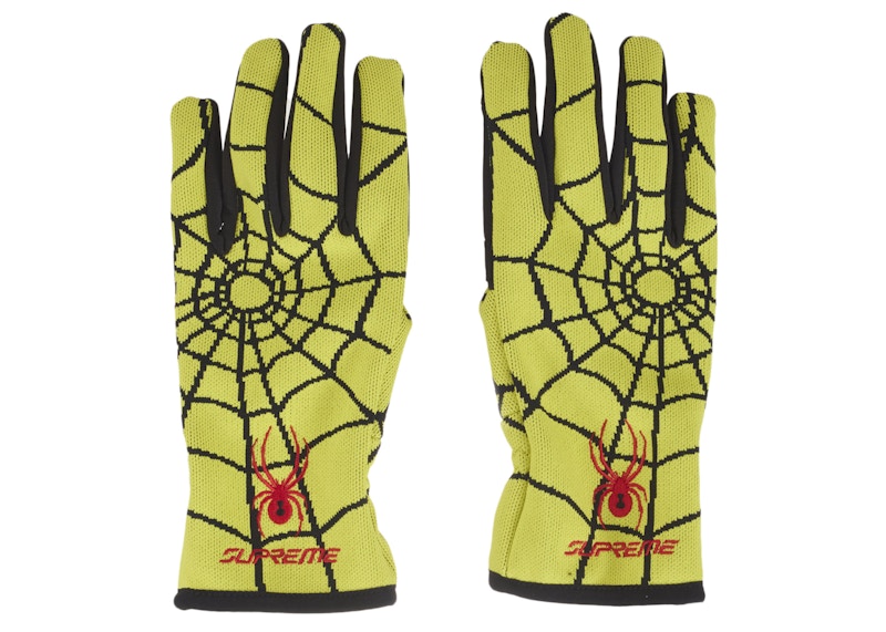 Supreme Spyder Gloves Yellow