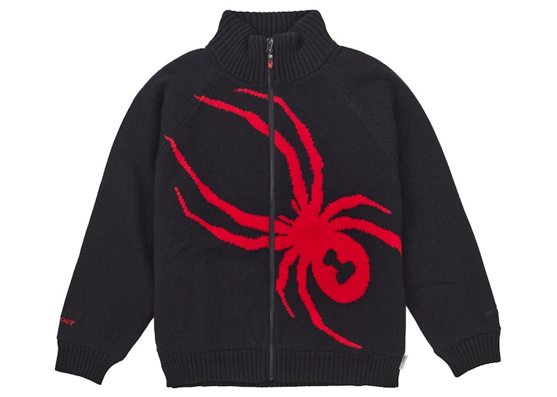 Supreme Spyder WINDSTOPPER Zip Up Sweater Black
