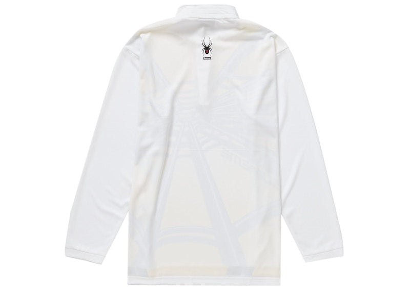 Supreme Spyder Web Half Zip Pullover Yellow