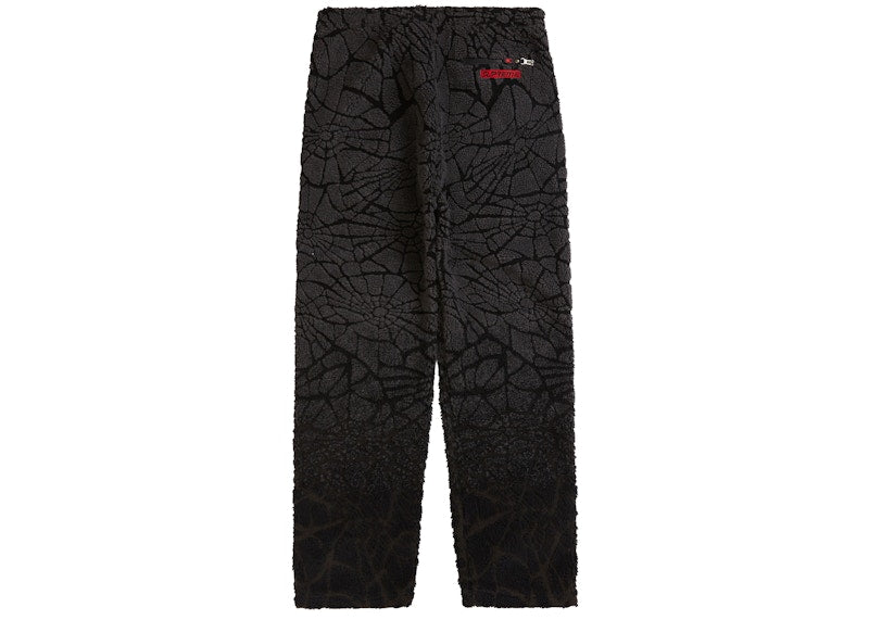 Supreme Spyder Web Polar Fleece Pant Black