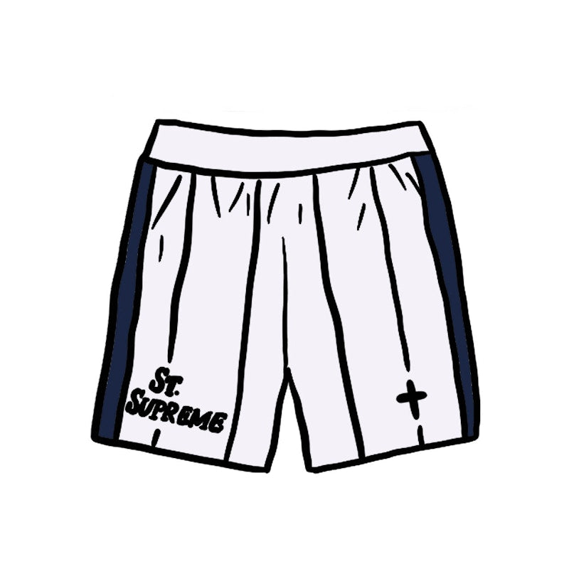 Supreme St. Supreme Basketball Short White