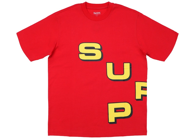 Supreme Stagger Tee Red
